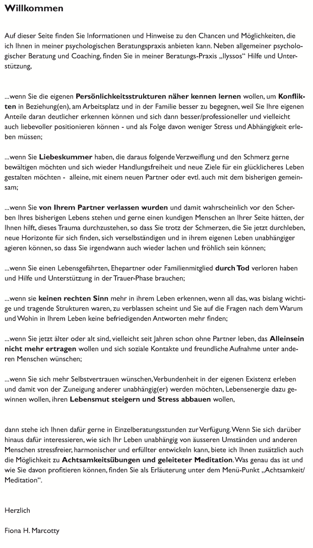 psychologische Beratung